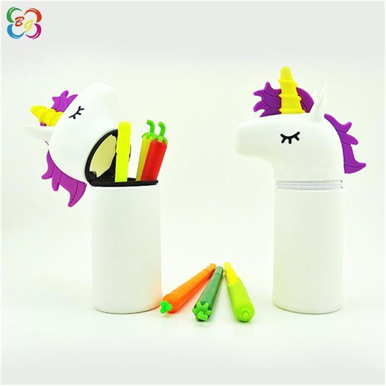 可伸缩卡通硅胶笔筒 可伸缩卡通硅胶笔筒