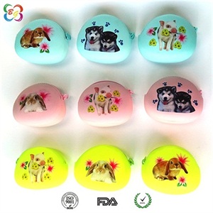 热转印硅胶零钱包 热转印硅胶零钱包