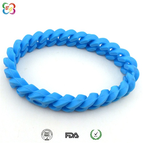 硅胶麻花手环 硅胶麻花手环