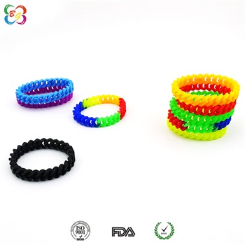 硅胶麻花手环 硅胶麻花手环
