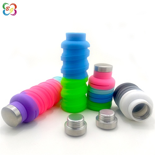 便携式硅胶伸缩水杯 便携式硅胶伸缩水杯