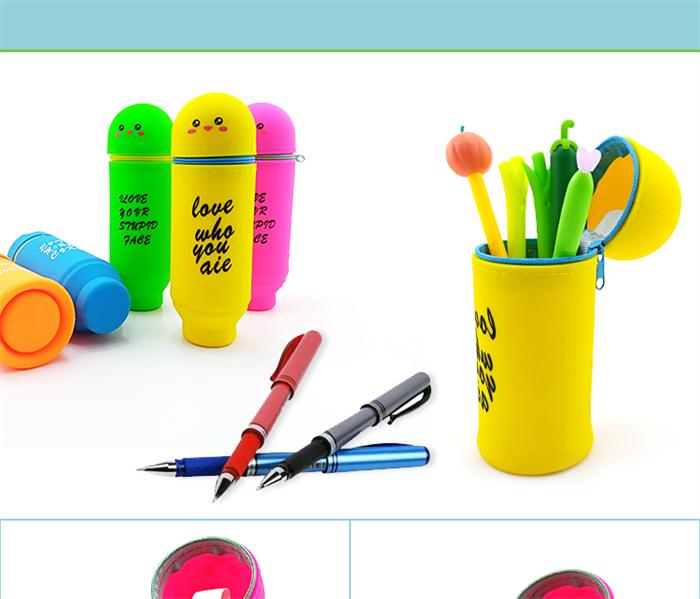 硅胶卡通笔袋 硅胶卡通笔袋