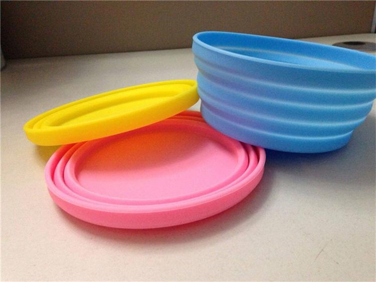 硅胶伸缩宠物碗 硅胶伸缩宠物碗