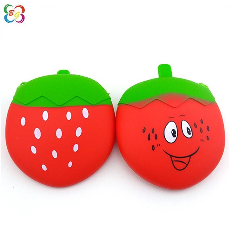 硅胶草莓零钱包 硅胶草莓零钱包